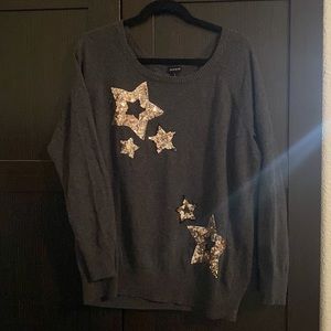 Torrid star sequin sweater